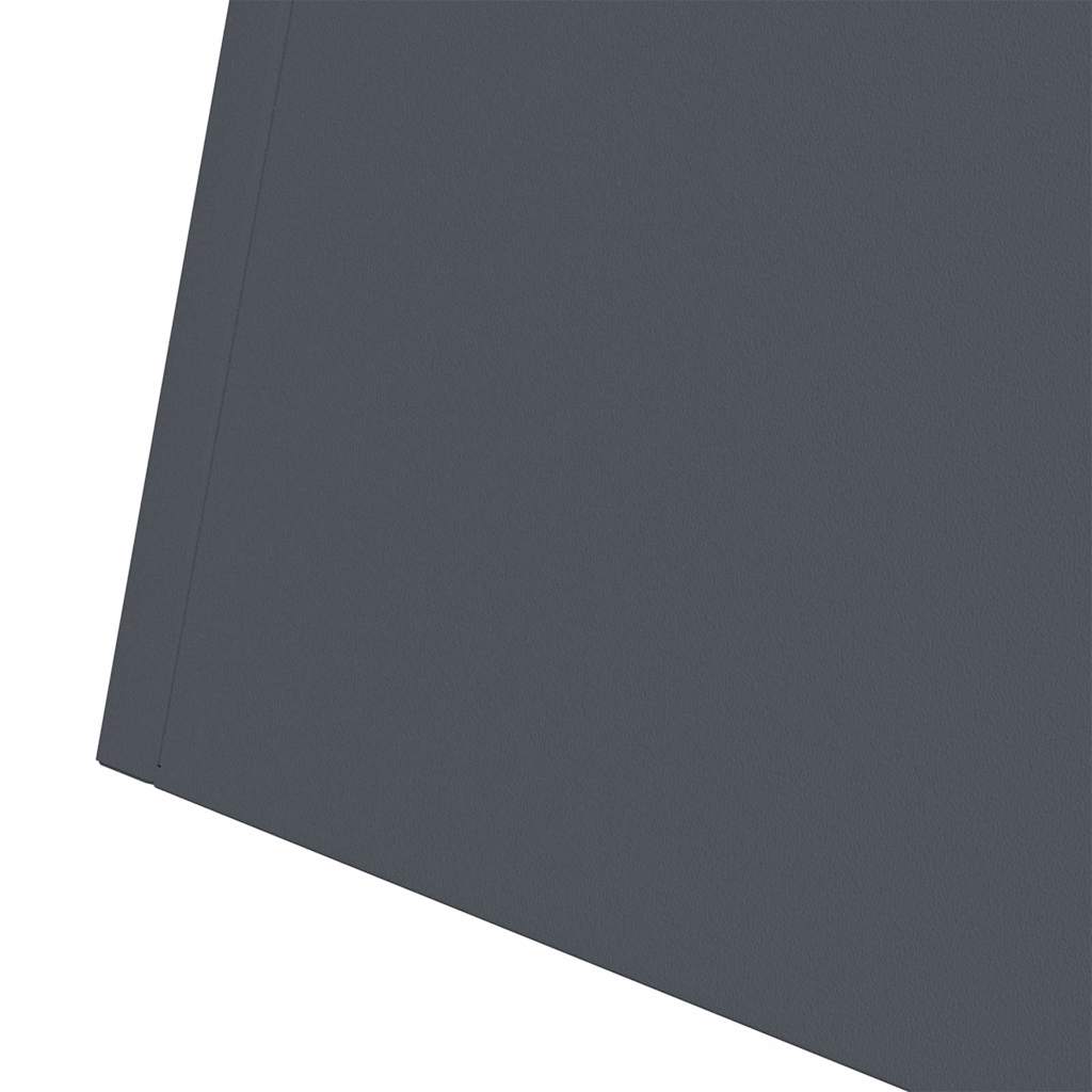 Vaso a Pilastro 2 pcs Antracite 35 x 35 x 73 cm