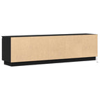 Mobile TV Rovere Nero 180 x 38 x 49 cm Legno multistrato