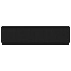 Mobile TV Rovere Nero 180 x 38 x 49 cm Legno multistrato