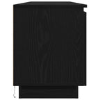 Mobile TV Rovere Nero 180 x 38 x 49 cm Legno multistrato