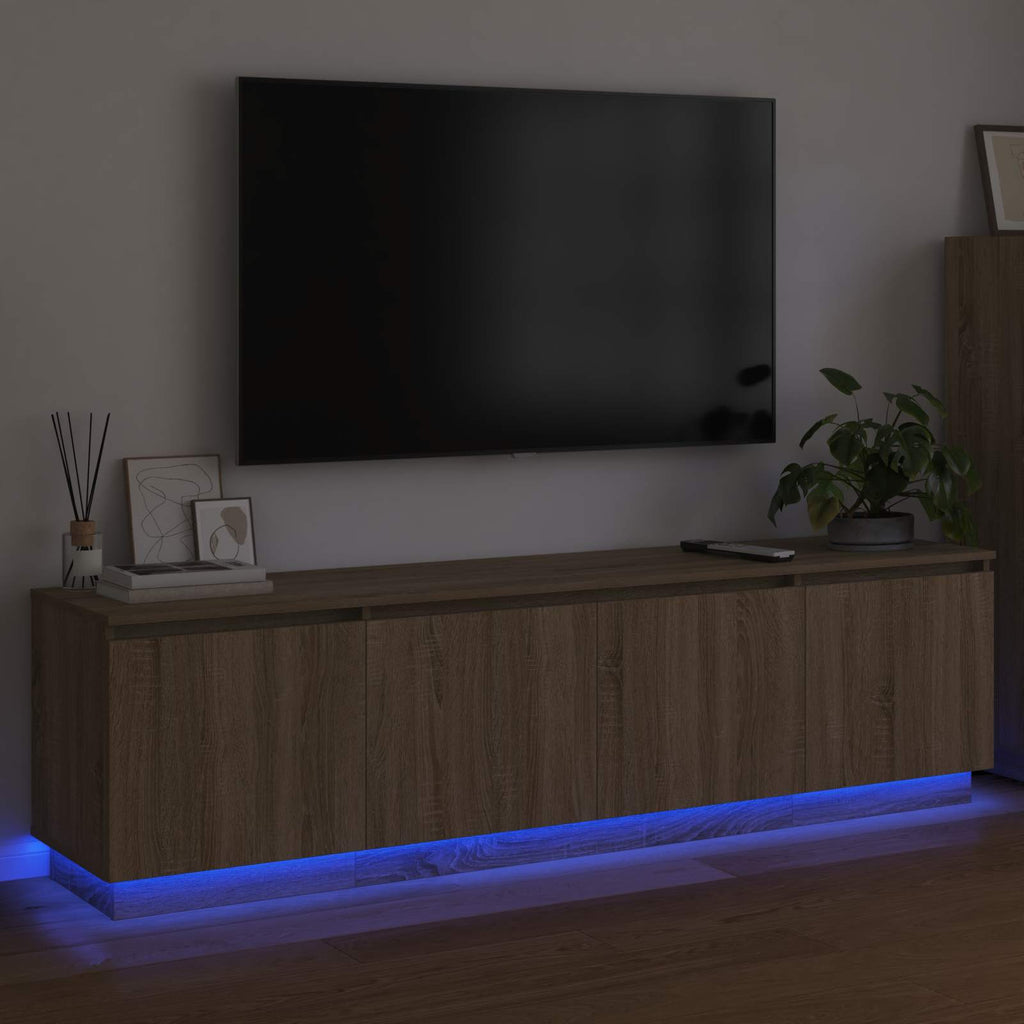 Mobile TV Rovere Sonoma 180 x 38 x 49 cm Legno multistrato