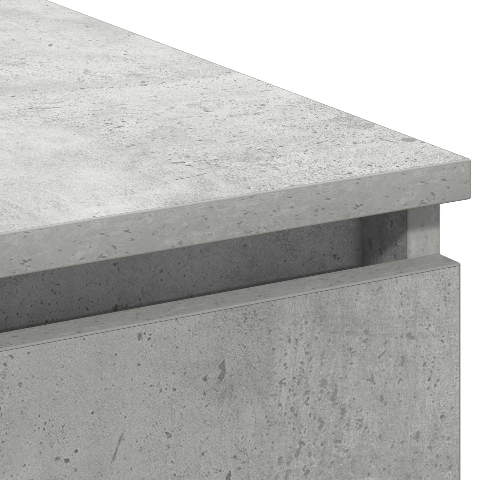Mobile TV Grigio cemento 180 x 38 x 49 cm Legno multistrato