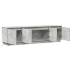 Mobile TV Grigio cemento 180 x 38 x 49 cm Legno multistrato