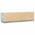 Mobile TV Grigio cemento 180 x 38 x 49 cm Legno multistrato