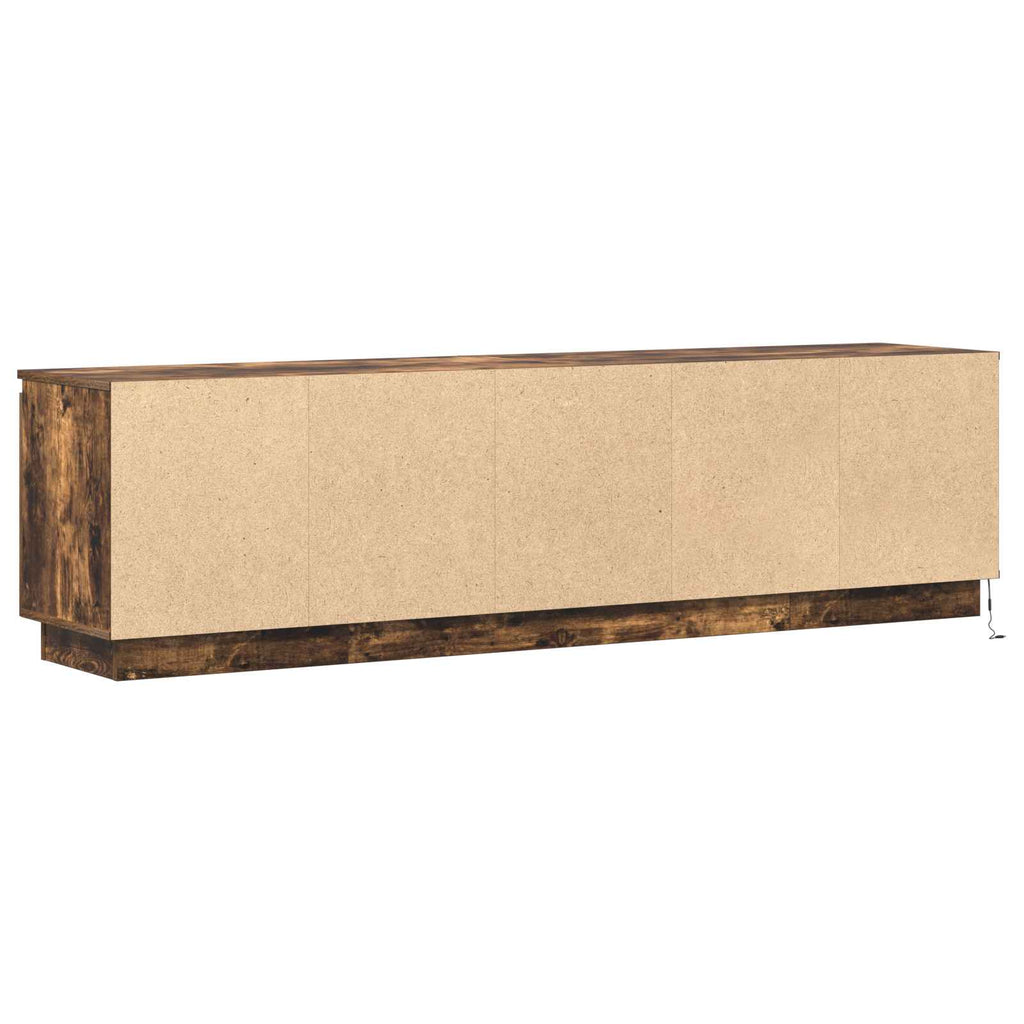 Mobile TV Rovere fumé 180 x 38 x 49 cm Legno multistrato