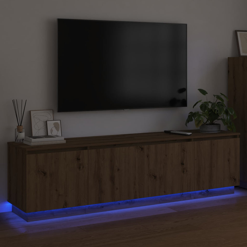 Mobile TV Rovere artigianale 180 x 38 x 49 cm Legno multistrato