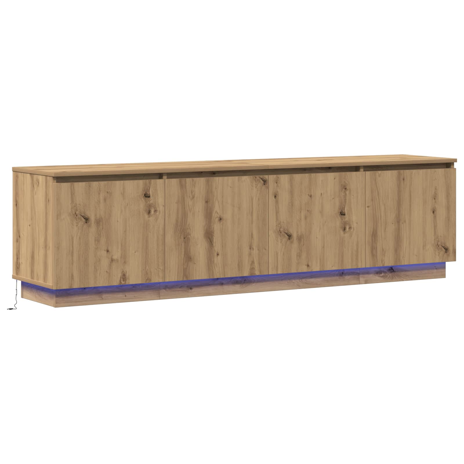 Mobile TV Rovere artigianale 180 x 38 x 49 cm Legno multistrato