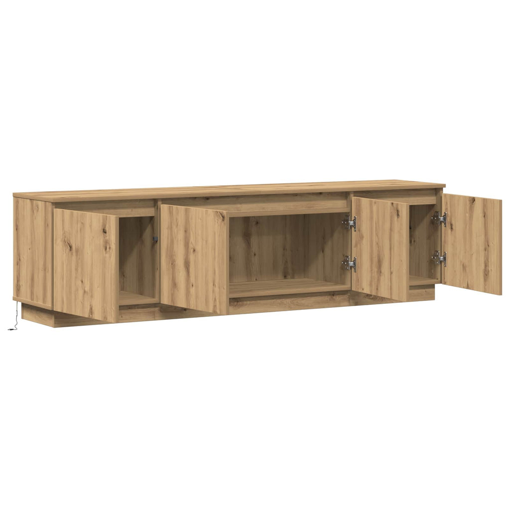 Mobile TV Rovere artigianale 180 x 38 x 49 cm Legno multistrato