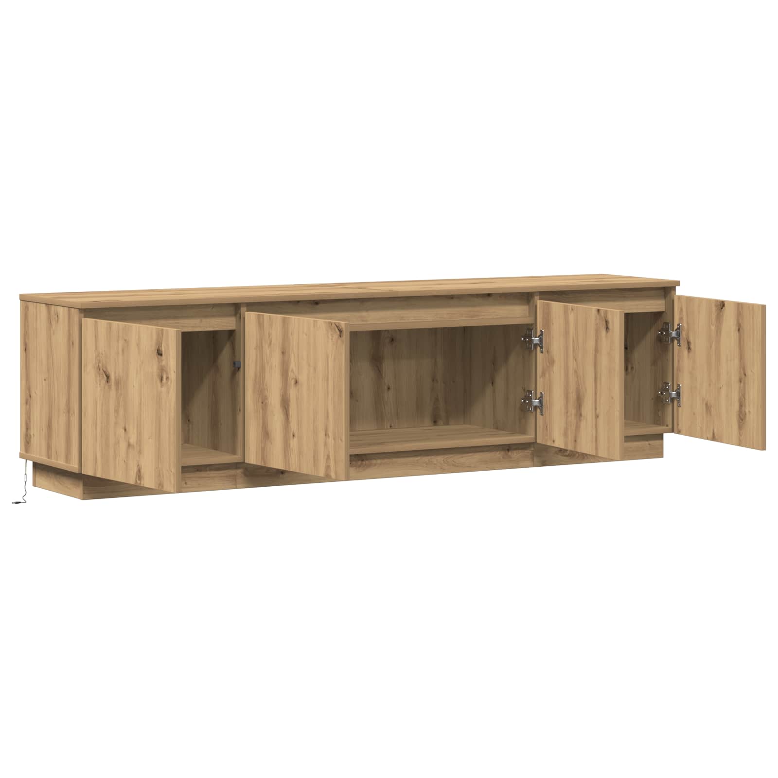Mobile TV Rovere artigianale 180 x 38 x 49 cm Legno multistrato