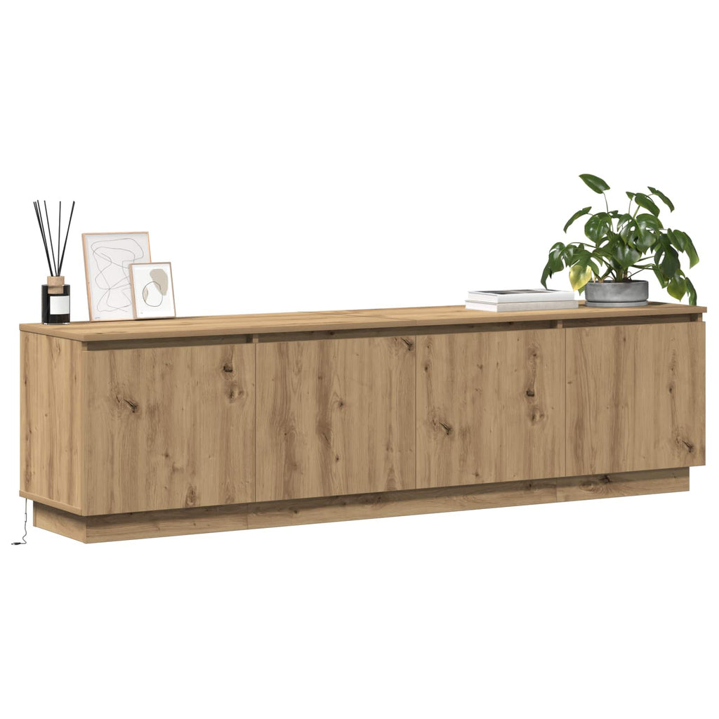 Mobile TV Rovere artigianale 180 x 38 x 49 cm Legno multistrato