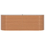 Letto Rialzato Marrone 240 x 80 x 81 cm Acciaio