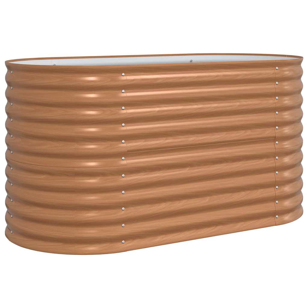Letto Rialzato Marrone 160 x 80 x 81 cm Acciaio