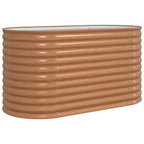 Letto Rialzato Marrone 160 x 80 x 81 cm Acciaio