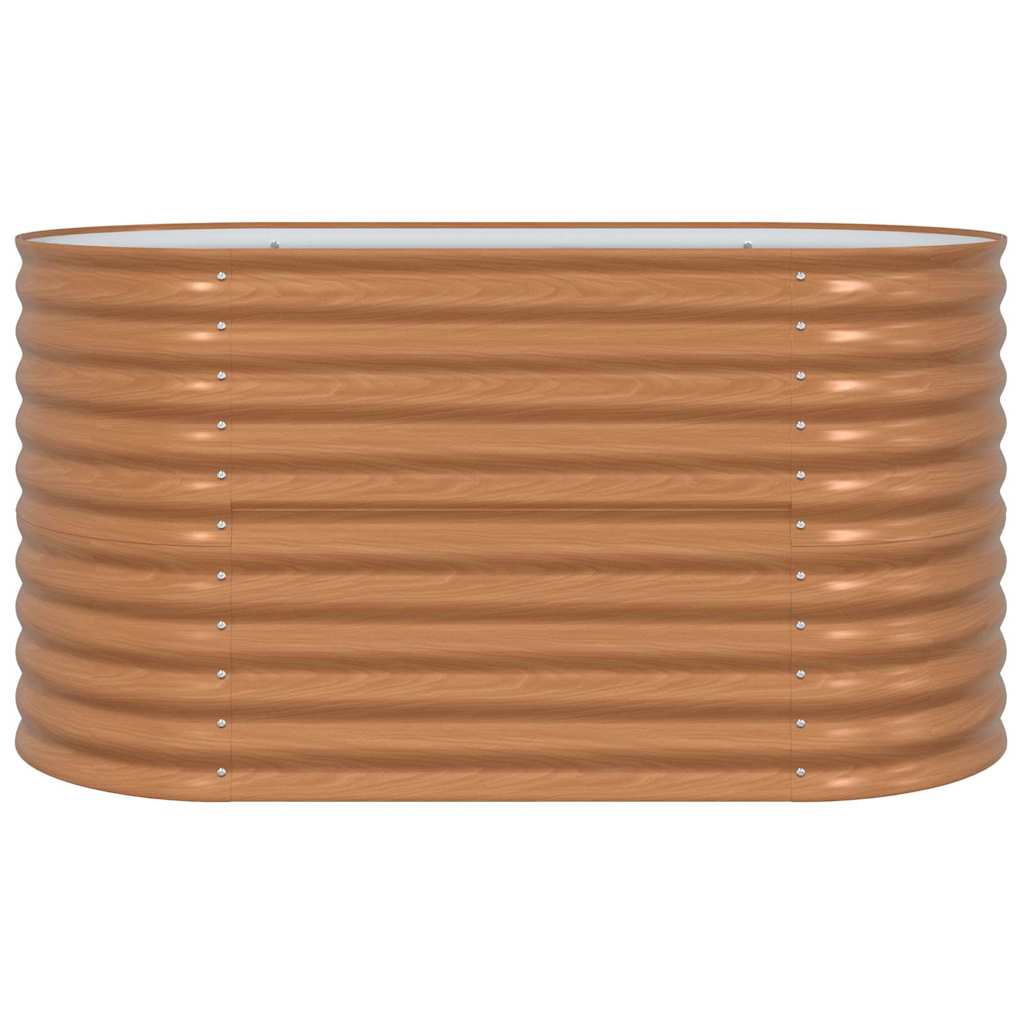 Letto Rialzato Marrone 160 x 80 x 81 cm Acciaio
