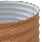 Letto Rialzato Marrone 240 x 80 x 44 cm Acciaio