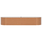 Letto Rialzato Marrone 240 x 80 x 44 cm Acciaio