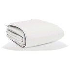 Duvet Invernale con cuscino 2 pcs Bianco Piuma d'anatra