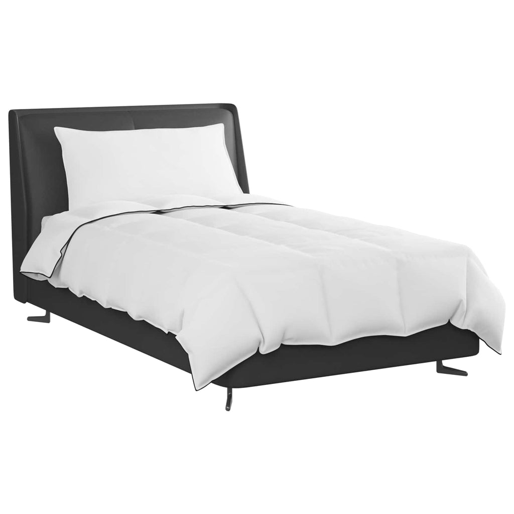 Duvet Invernale con cuscino 2 pcs Bianco Piuma d'anatra