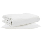 Duvet Estivo con cuscino 2 pcs Bianco Piuma d'anatra