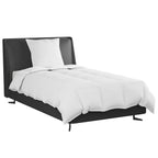 Duvet Estivo con cuscino 2 pcs Bianco Piuma d'anatra