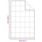 Duvet Estivo con cuscino 2 pcs Bianco Piuma d'anatra