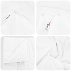 Duvet 2-in-1 con cuscino 2 pcs Bianco Piuma d'anatra