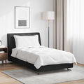 Duvet Estivo con cuscino 2 pcs Bianco Microfibra