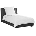 Duvet per Tutte le Stagioni con cuscino 2 pcs Bianco Microfibra