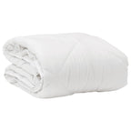 Piumone con cuscino 2 pcs Bianco Microfibra