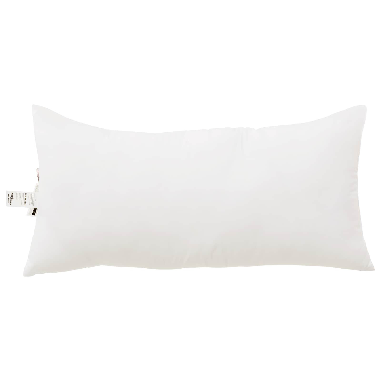 Piumone con cuscino 2 pcs Bianco Microfibra
