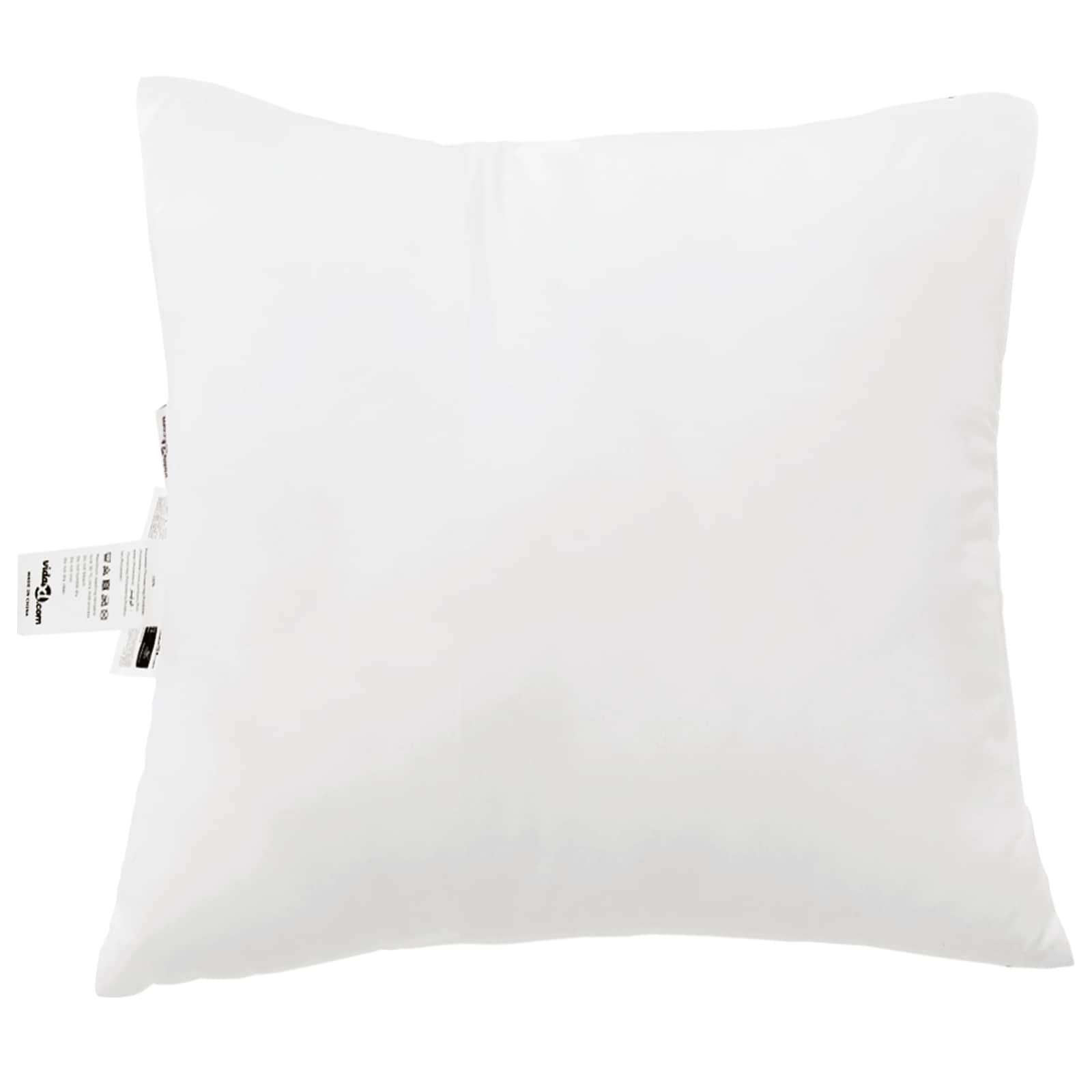 Piumone con cuscino 2 pcs Bianco Microfibra