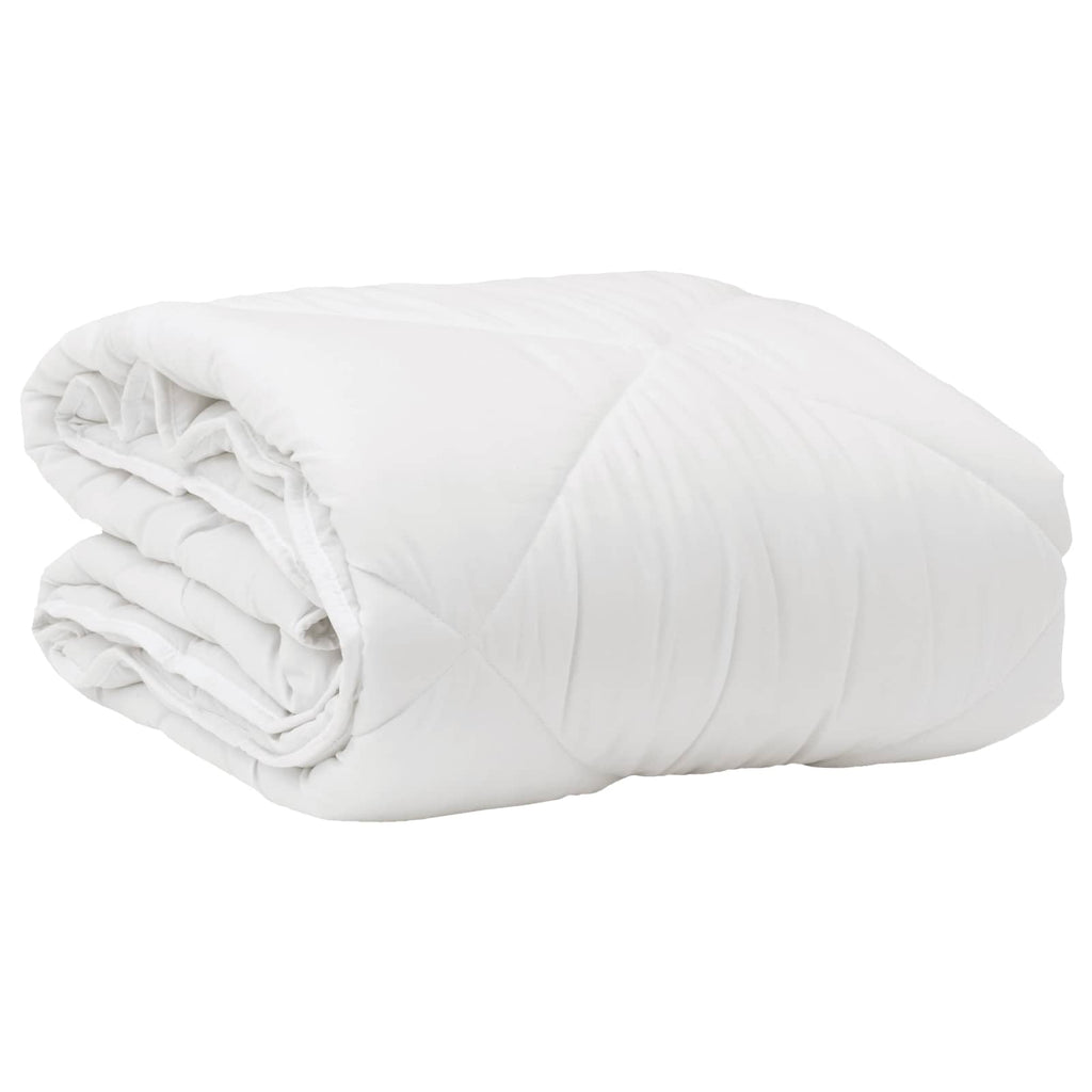 Piumone con cuscino 2 pcs Bianco Microfibra