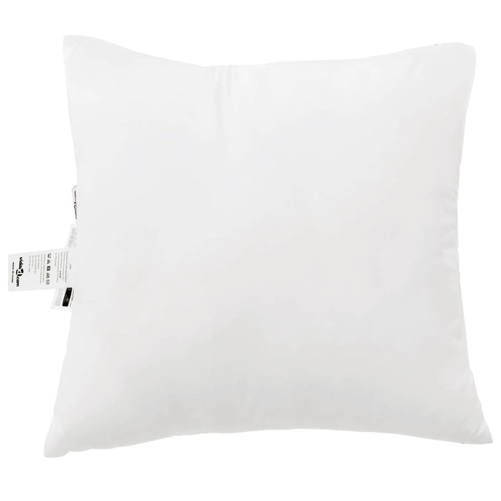Piumone con cuscino 2 pcs Bianco Microfibra