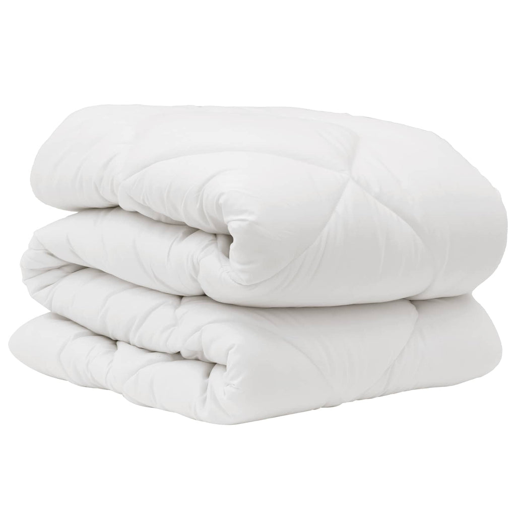 Set di Piumoni con cuscino 2 pcs Bianco Microfibra