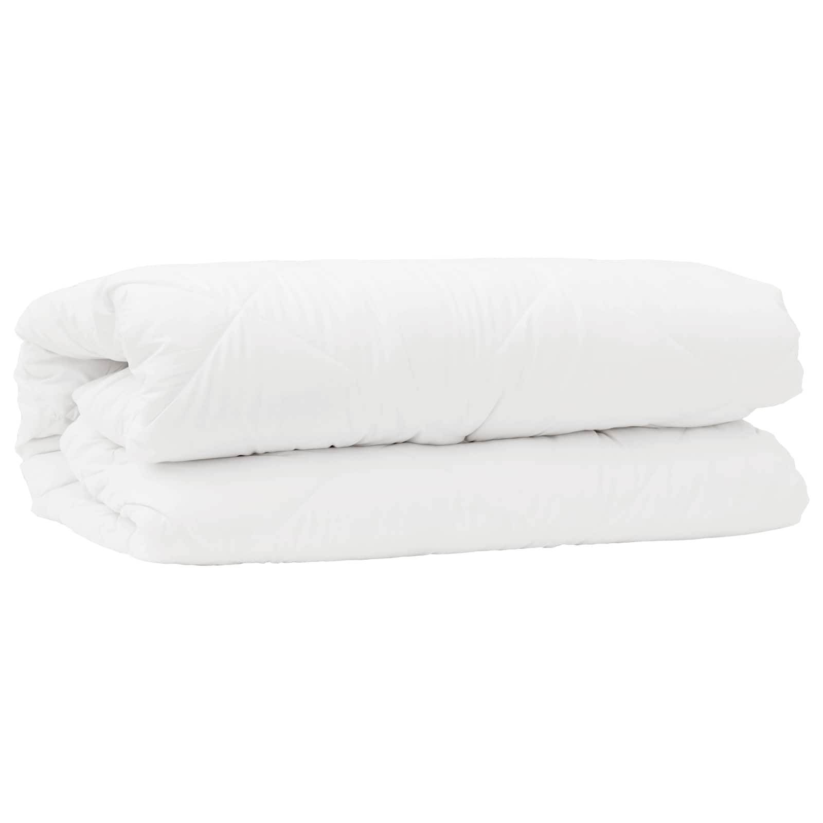 Set di Piumoni con cuscino 2 pcs Bianco Microfibra