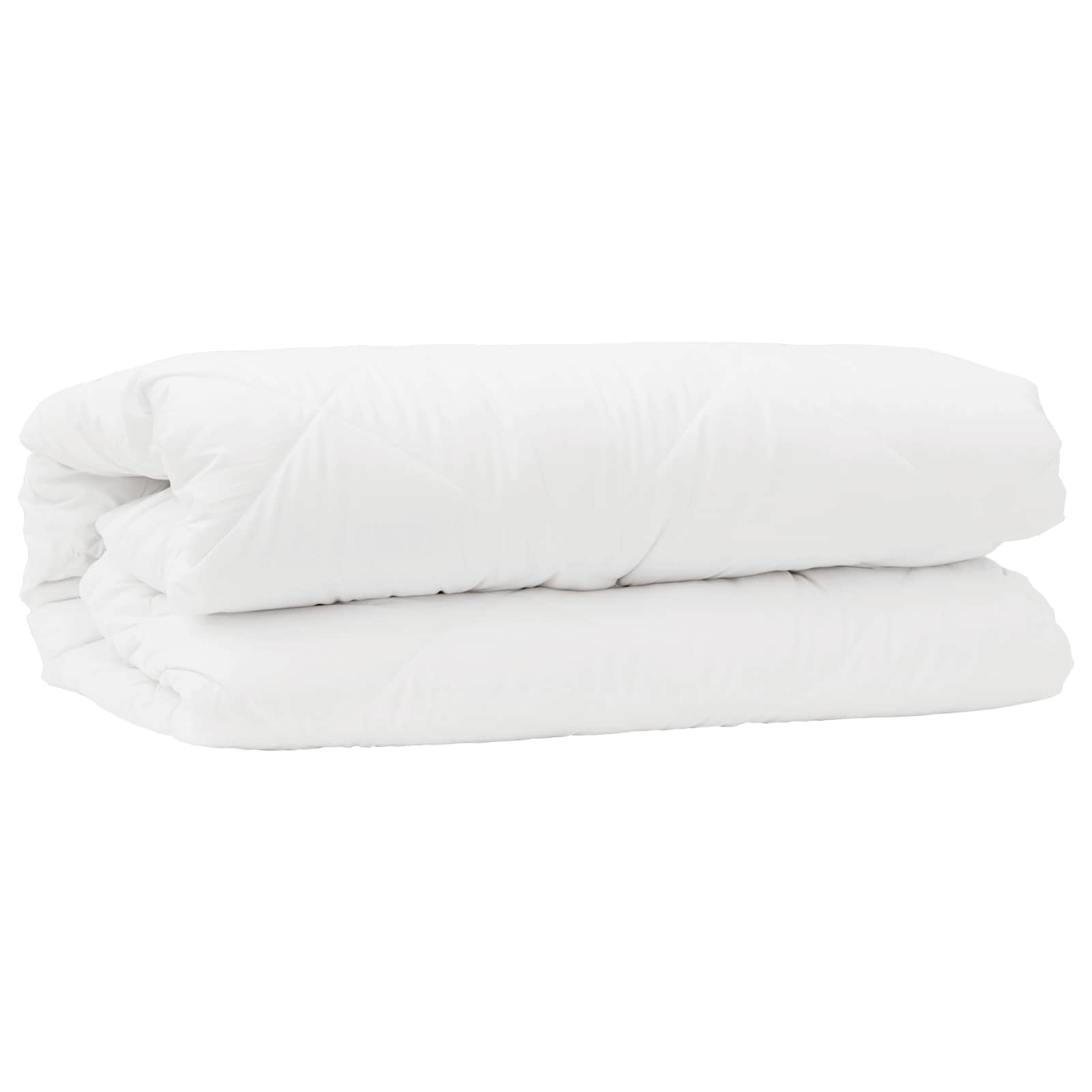 Set di Piumoni con cuscino 2 pcs Bianco Microfibra