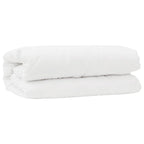 Set di Piumoni con cuscino 2 pcs Bianco Microfibra