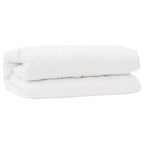 Set di Piumoni con cuscino 2 pcs Bianco Microfibra