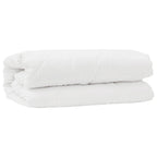 Set di Piumoni con cuscino 2 pcs Bianco Microfibra