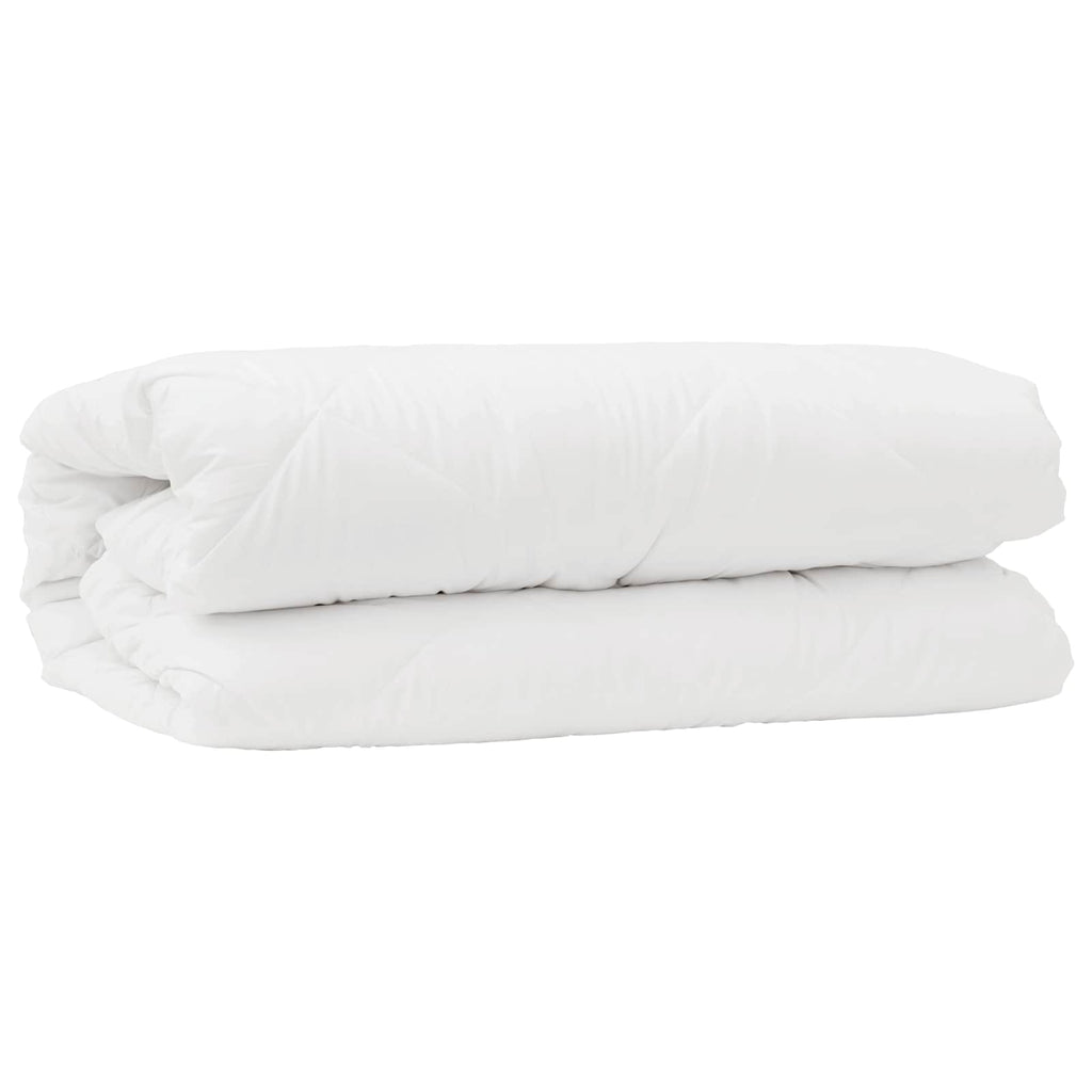 Set di Piumoni con cuscino 2 pcs Bianco Microfibra
