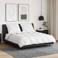Duvet Invernale con cuscino 3 pcs Bianco Piuma d'anatra