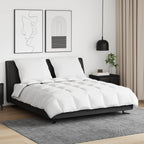 Duvet Invernale con cuscino 3 pcs Bianco Piuma d'anatra