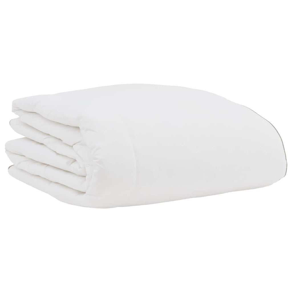 Duvet Invernale con cuscino 3 pcs Bianco Piuma d'anatra