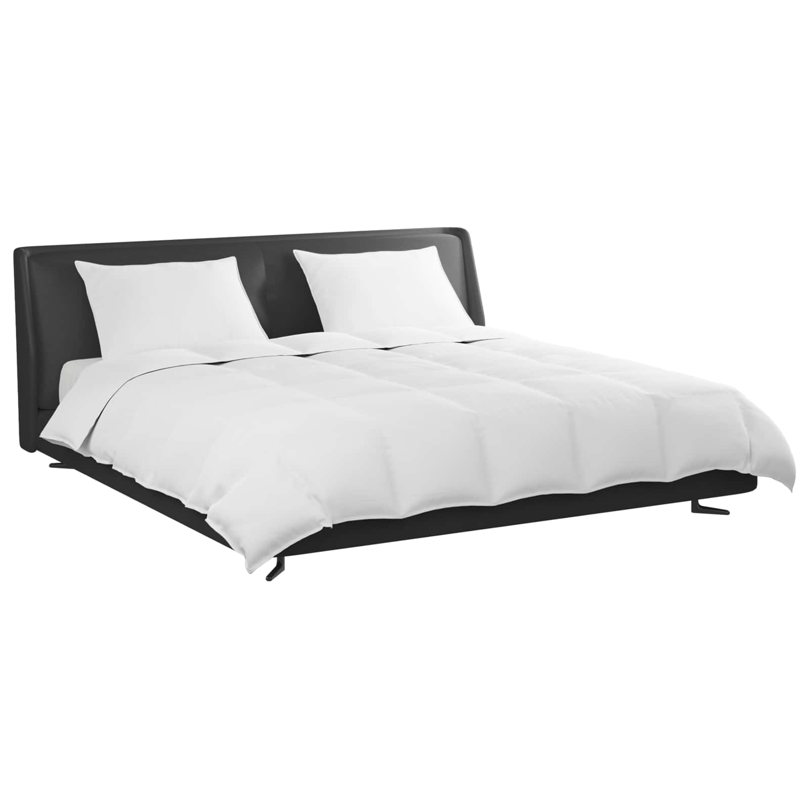Set di Piumoni con cuscino 3 pcs Bianco Piuma d'anatra