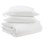 Set di Piumoni con cuscino 3 pcs Bianco Piuma d'anatra