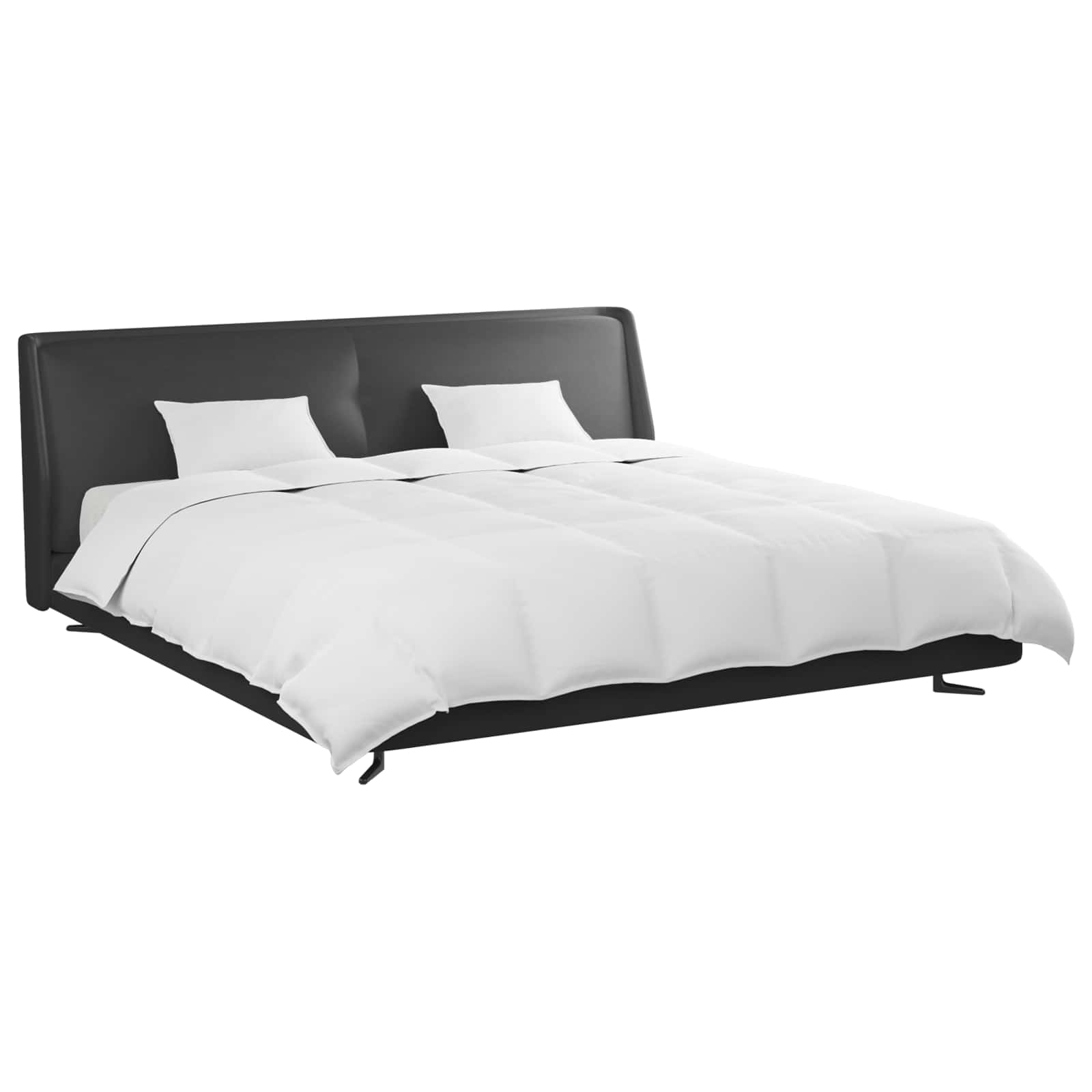 Set di Piumoni con cuscino 3 pcs Bianco Piuma d'anatra