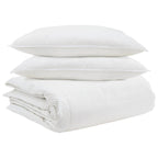 Set di Piumoni con cuscino 3 pcs Bianco Piuma d'anatra