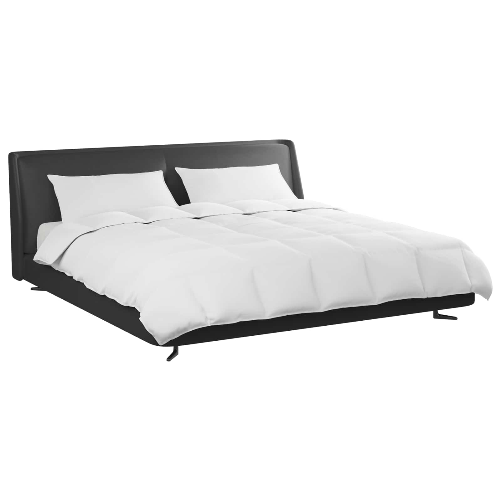 Set di Piumoni con cuscino 3 pcs Bianco Piuma d'anatra
