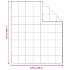 Set di Piumoni con cuscino 3 pcs Bianco Piuma d'anatra