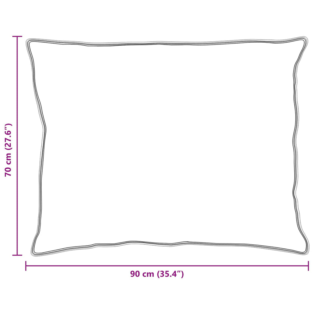 Set di Piumoni con cuscino 3 pcs Bianco Piuma d'anatra